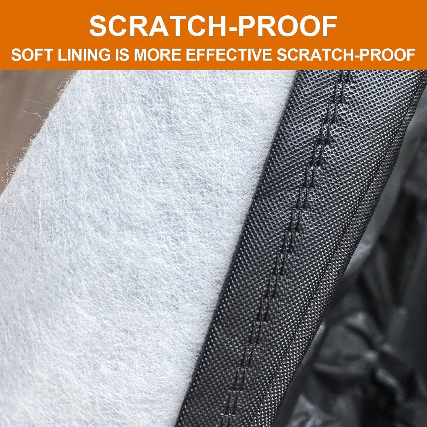 Kayme 7 Layers SUV Car Cover Custom Fit for Acura MDX (2001-2025) Waterproof All Weather for Automobiles, Outdoor Full Cover Rain Sun UV Protection.Black