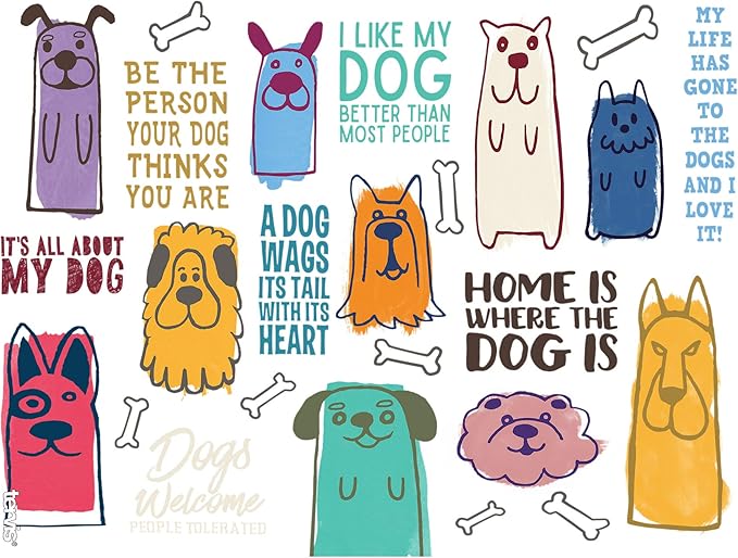 Tervis Dog Sayings Made in USA Double Walled Insulated Tumbler Travel Cup Keeps Drinks Cold & Hot, 24oz, Classic