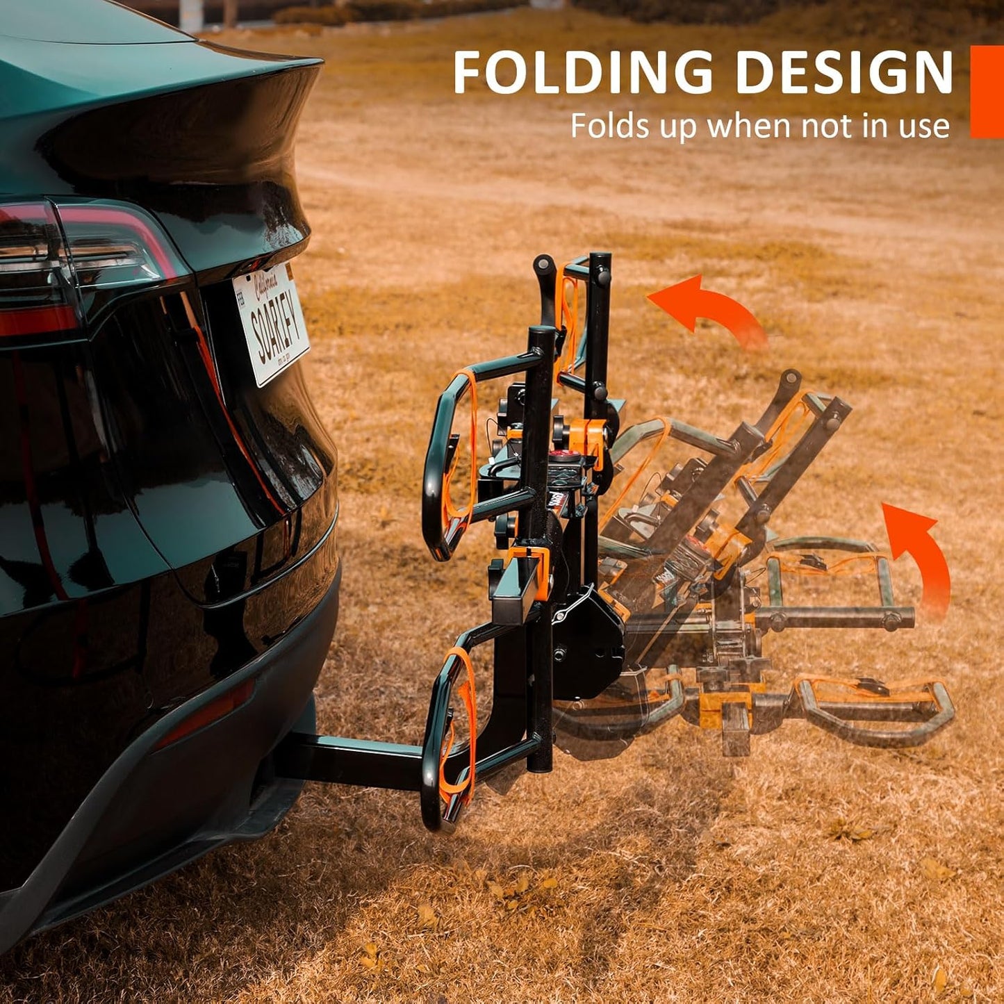 Platform 2 EBike Rack for Car Hitch Bike Rack for SUV RV Trucks Carrier Bicycle Car Racks 2-inch Receiver (Ebike Rack)