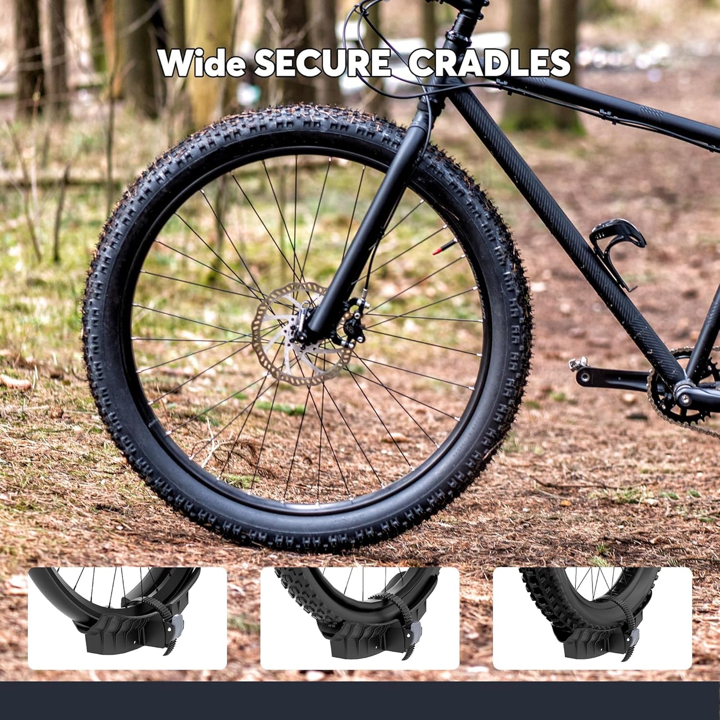 WILDROAD Hitch Bike Rack, Foldable 2-Bike Rack for Standard, Fat Tire and E-Bike, Wobble Free Smart Tilting Bike Rack, 2-Bike 180 lbs Capacity, Fits 2-inch Receiver