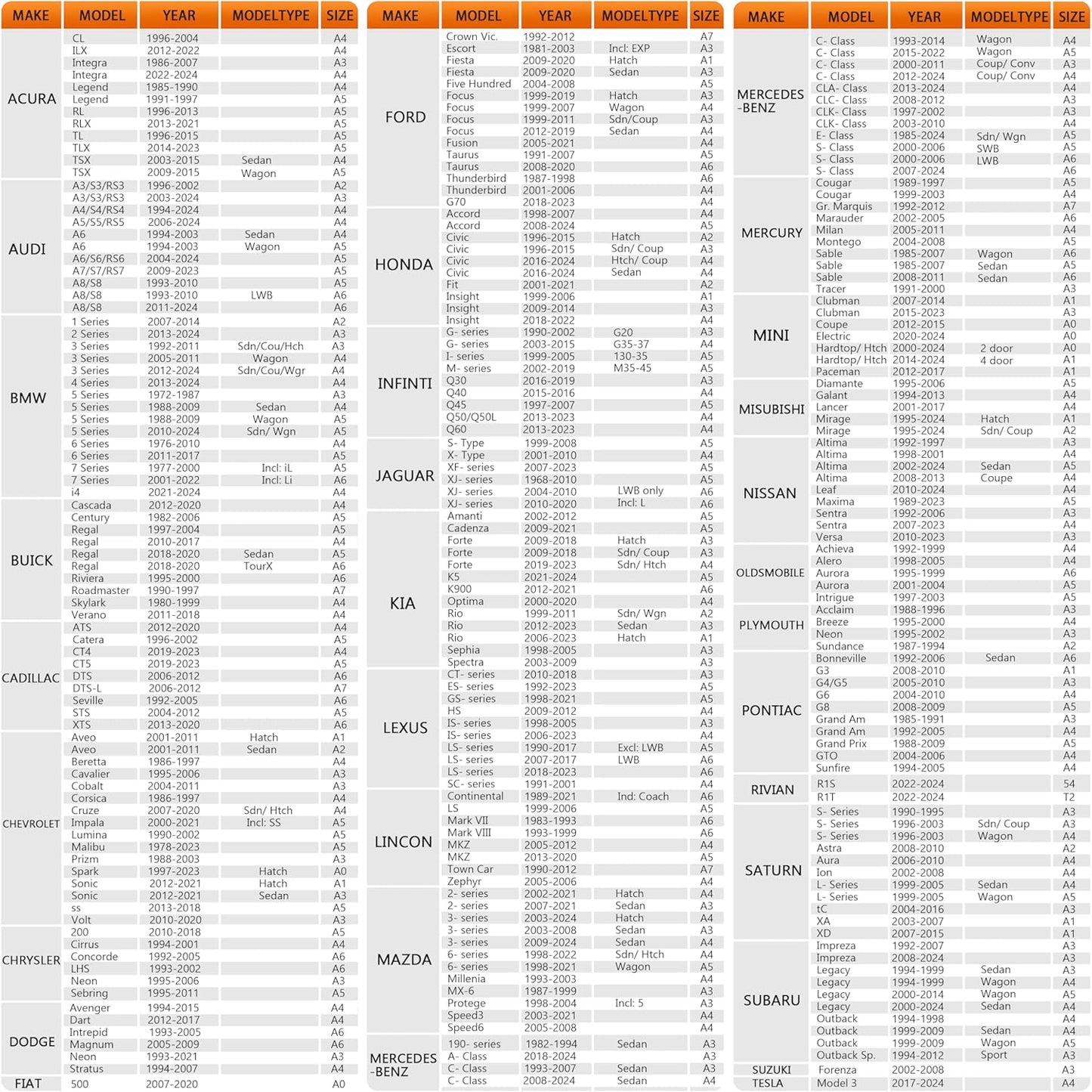 in Full Exterior Sedan Car Cover All Weather, Waterproof, UV Resistant, Dustproof and Snowproof Fit BMW 5 Series,Subaru,Nissan etc.Size A5. Fit Sedan Length 194-206 inches（See Size Chart）