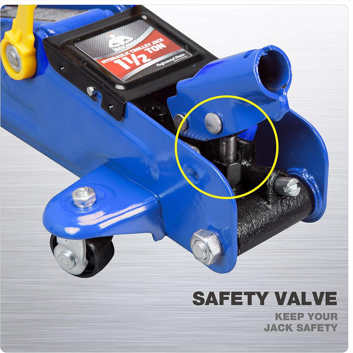 Floor Jack 1.5 Ton (3,300 LBs) Hydraulic Car Jack with Storage Case, Lifting Range from 5.31 Inch to 13.2 Inch, Fits Sedans Automotive