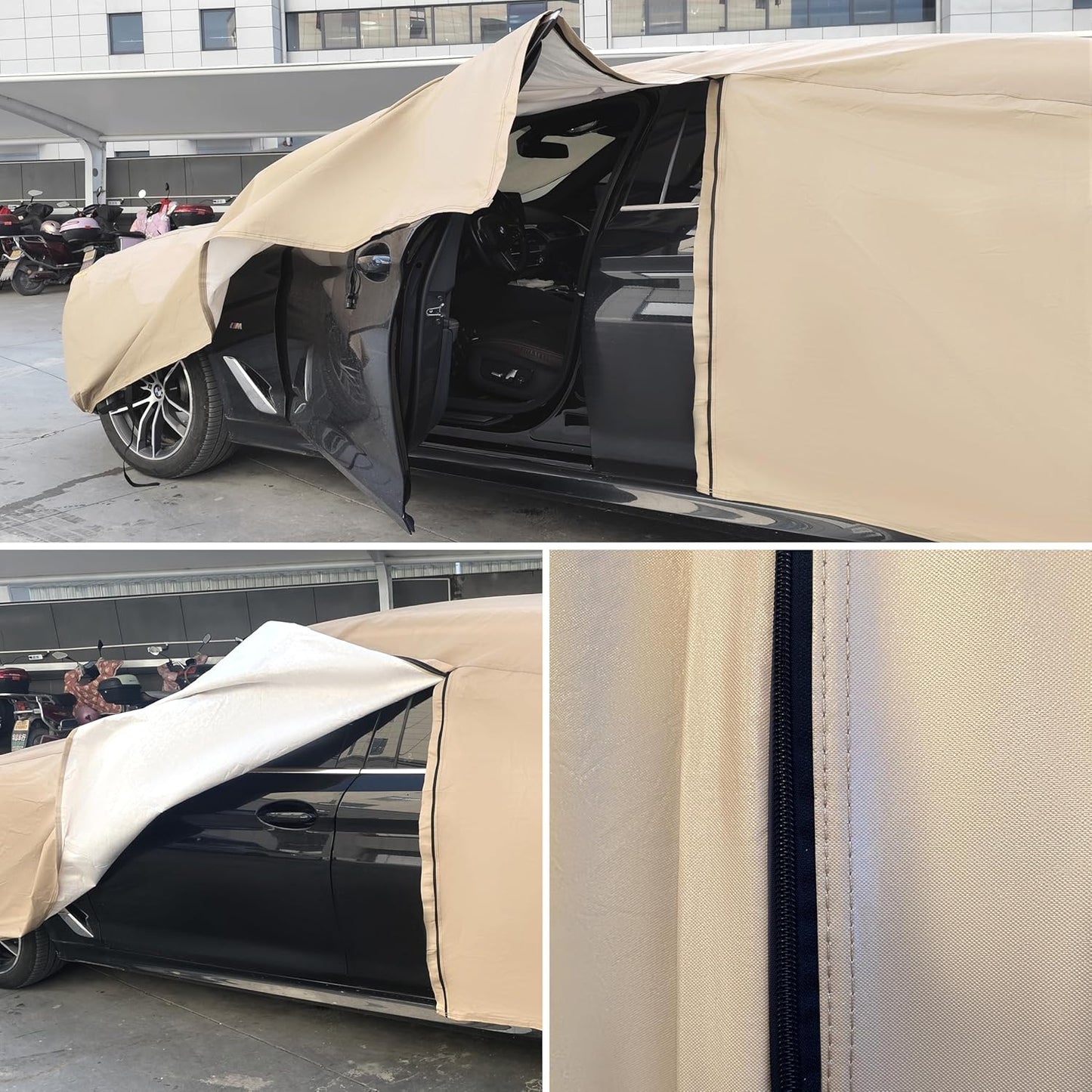 Heavy Duty Outdoor Car Cover Custom Fit for Dodge Charger,Windproof All Weather Waterproof Sun Rain UV Dust Snow Protection Outdoor Car Covers